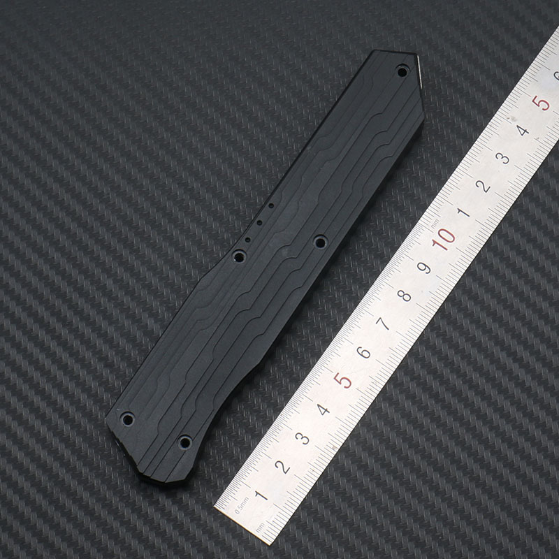 Xiaolong Microtech Mysterious Dark Lattice Dark Code Knife Set CNC Sky Terra Tattoo 6061 Aero Aluminum Alloy DIY Hand Tool