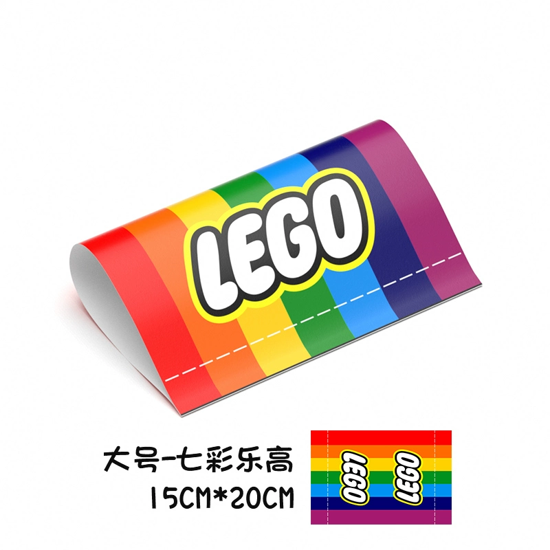 tem dan xe oto Nhãn rửa xe LEGO nhãn tùy chỉnh rửa đuôi ô tô Nhãn dán LEGO nhãn dán nhãn dán cá tính sáng tạo trang trí đuôi ô tô dán xe oto logo ô tô 