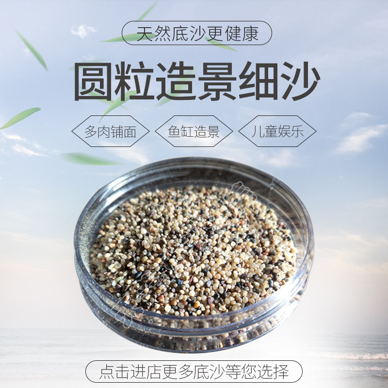 Landscaping round grain sand wash-free sand fish tank landscaping bottom sand children's entertainment with sand and meat paving pebbles
