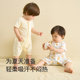 Tongtai summer baby jumpsuit 1-18 months male and female baby clothes pure cotton short-sleeved romper romper 2 pieces