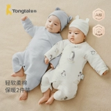 童泰 Детское демисезонное удерживающее тепло термобелье для новорожденных, хлопковое боди