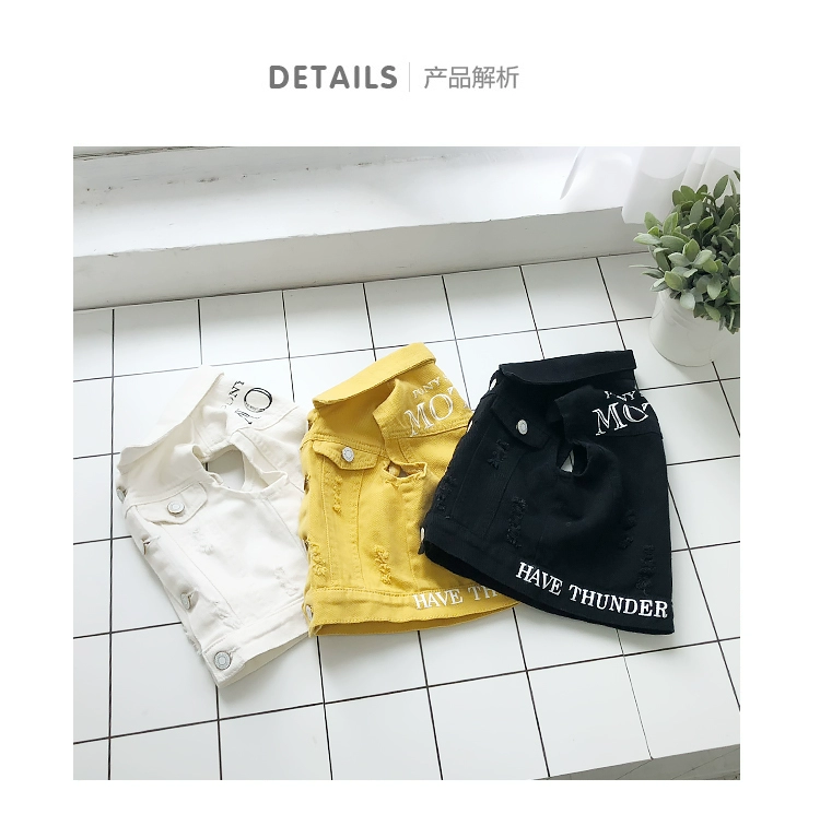 Áo vest cho bé mùa thu 2018 phiên bản Hàn Quốc mới của bé trai vest vest nhỏ bé khí chất áo sơ mi 1234 tuổi thủy triều