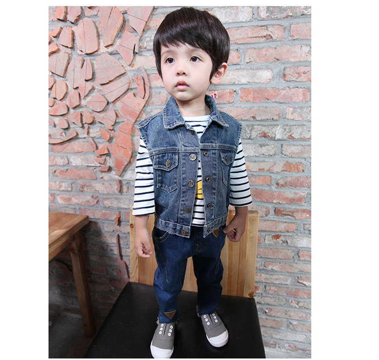 Gilet enfant en toile - Ref 2068222 Image 12