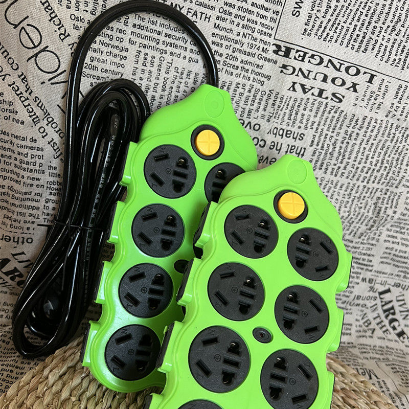 High-power 56-hole row socket porous plug board wiring board dormitory with switch socket explosion-proof power panel charging