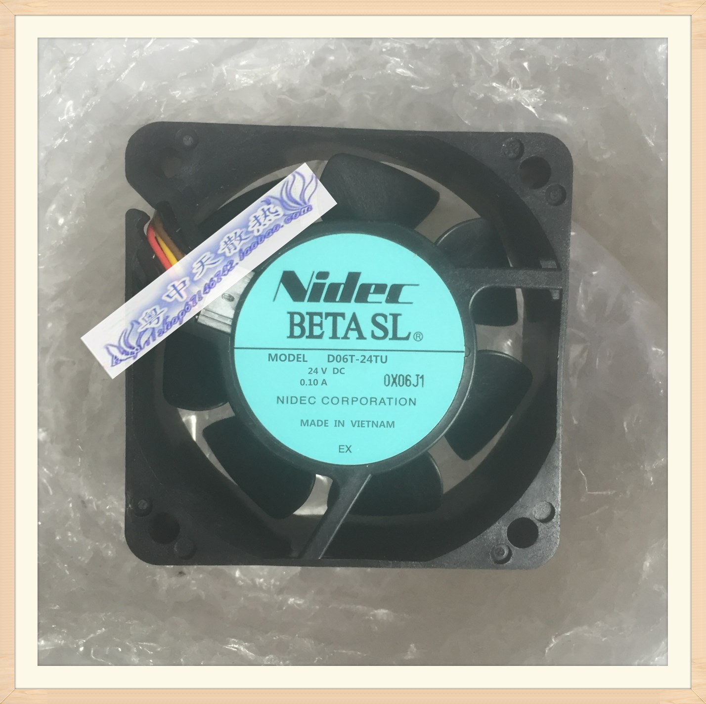 Original dress Japanese NIDEC D06T-24TU 6025 0 24V 10A 6cm mute frequency converter cooling fan