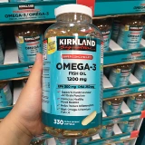 Spot Canadian Kirkland Масло глубоководной рыбы Kirkland концентрированное Омега3 Омега 1200мг 330 капсул
