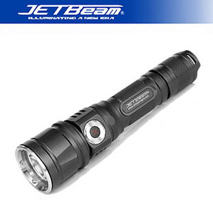 (Baibao player) JETBeam digital display tactical flashlight DDC25 600 lumen bright light flashlight