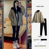 Tide, зимний пуховик, короткая куртка, в американском стиле, увеличенная толщина, свободный крой