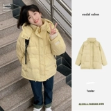 Зимний утепленный пуховик, дизайнерская куртка для отдыха, в корейском стиле, подходит для подростков, тренд сезона