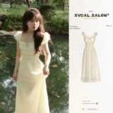 Летняя изысканная юбка, кружевной гаечный ключ, европейский стиль, яркий броский стиль, изысканный стиль, подходит для подростков