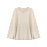 Демисезонный трикотажный небольшой дизайнерский свитер, тренд сезона