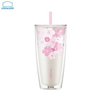 Suning Tesco Le Buckle double simple straw cup Desktop cup Office drinking cup Plastic cup for men and women