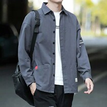 2021 new summer and autumn Hong Kong style frock coat mens Korean design handsome and stylish Youpin Chuang mens clothing