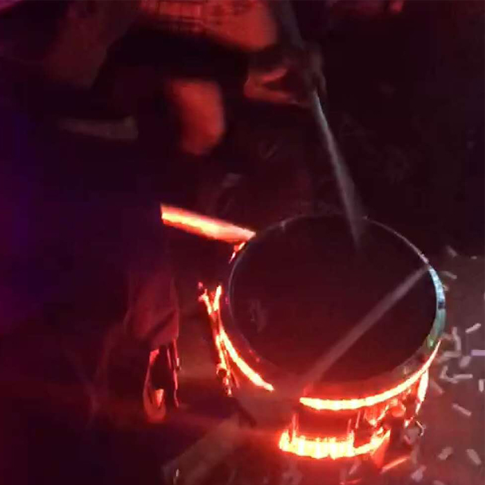 LED luminous atmosphere drumming out wine props performance stage props luminous snare drum production dance party