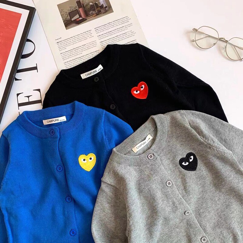 Boy-knitted sweatshirt Spring and autumn in Korean version Children's baby thin wire-shirt Children's pure colour long sleeve round neckline sanitary coat