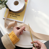 Cistanches chic Korean style ribbon cutting flower branch scissors wrapping paper tailor scissors flower shop florists hand