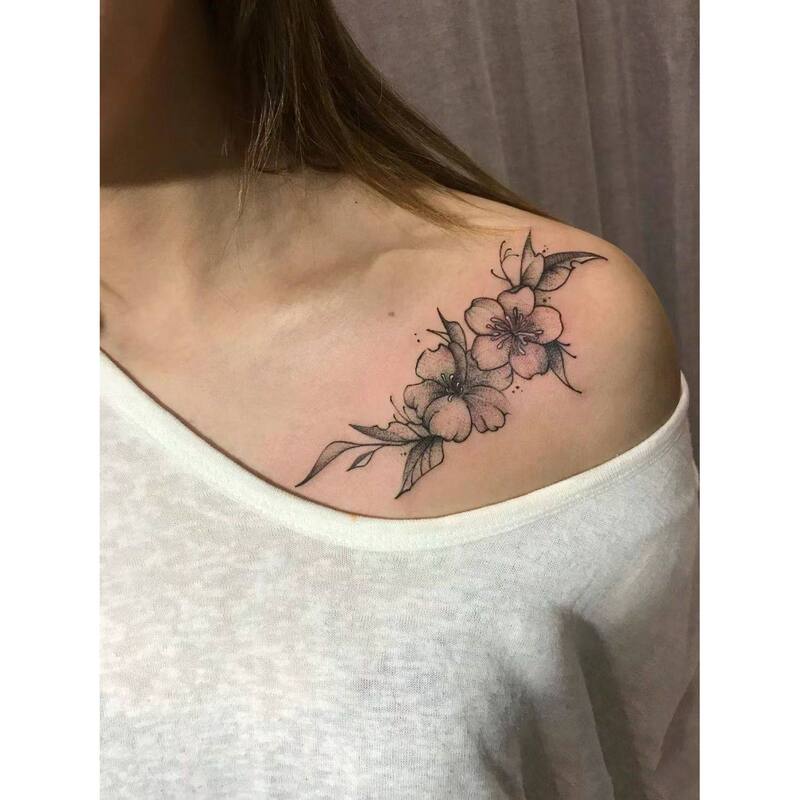 Arm Juice Tattoo Collarbone Tattoo Sexy Herbal Waterproof Long-Lasting ins Element Flower Imitation Tattoo Arm Juice Tattoo Collarbone Tattoo Sexy Herbal Waterproof Long-Lasting ins Element Flower Imitation Tattoo