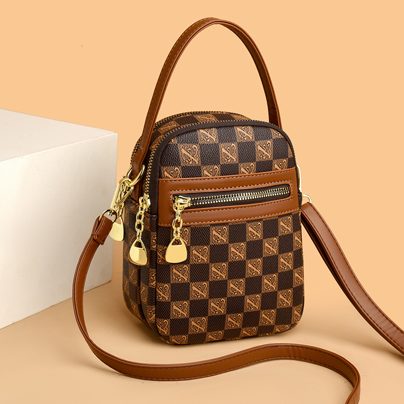 Genuine Leather Multi-Layer Mobile Phone Bag for Women 2026 Spring and Summer New Mini Bag Versatile Vertical Style Single Shoulder Crossbody Coin Purse Genuine Leather Multi-Layer Mobile Phone Bag for Women 2026 Spring and Summer New Mini Bag Versatile Vertical Style Single Shoulder Crossbody Coin Purse