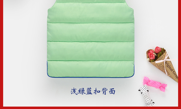 Trẻ em mới xuống áo lót cotton trẻ em áo bông trẻ em nam nữ mặc trẻ em bên trong và bên ngoài mặc em bé mùa xuân và mùa thu quần áo gile trẻ em