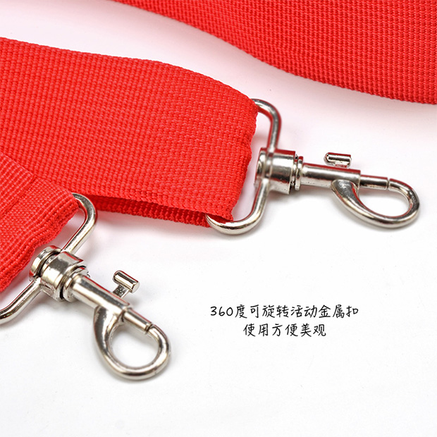 Yamano quân đội trống dây đeo 3,8 cm nhỏ quân đội trống vành đai đỏ một vai trống trống phẳng đội nhạc cụ phụ kiện - Phụ kiện nhạc cụ capo cá mập