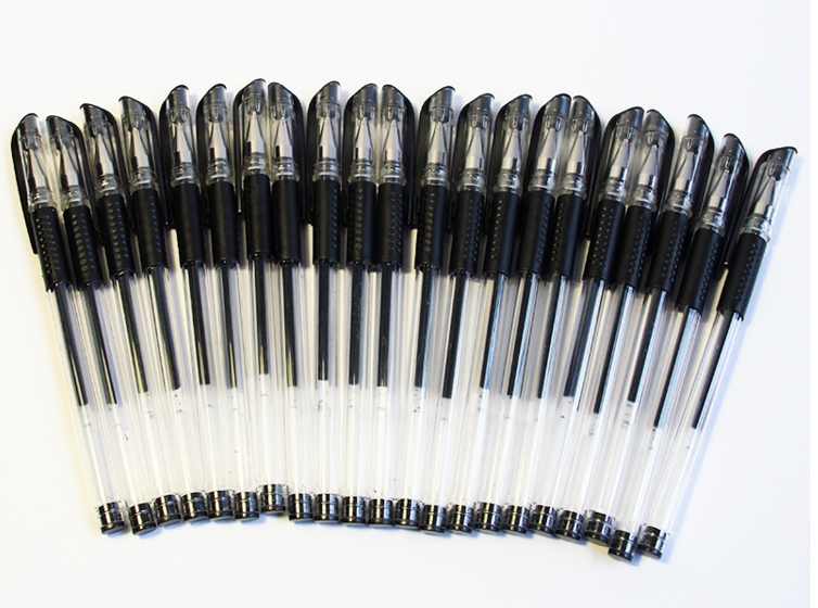 50 middle sex pen aqueous pen 0 5mm black carbon signature pen student office stationery