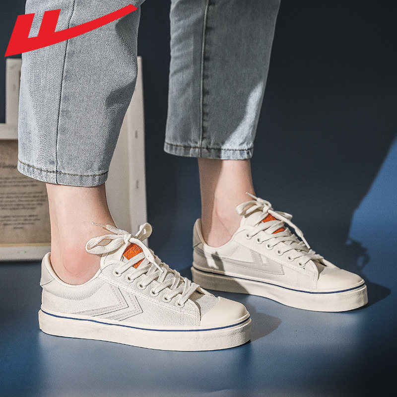 Pull back autumn canvas shoes women's breathable 2020 leap joint shoes light soft bottom all-match small white shoes trend