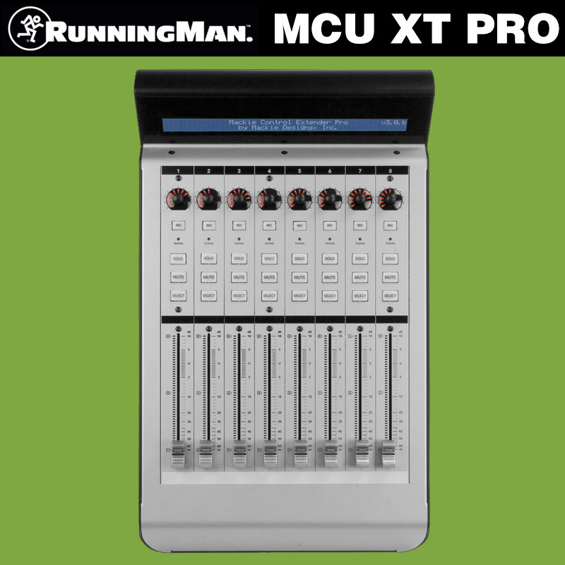 RunningMan Mackie MCU PRO XT Extension Desk 8 Push Software Controllers