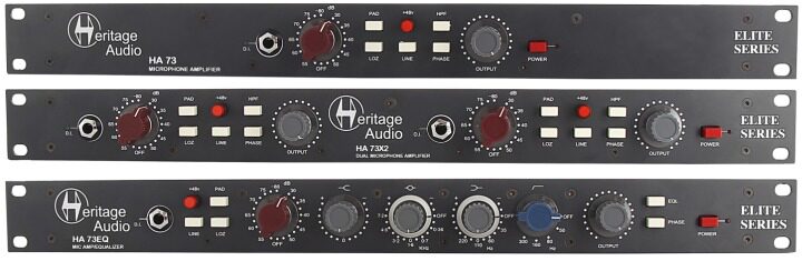 Heritage Audio HA73EQ Single Channel with EQ Microphone Amplifier Licensed SF