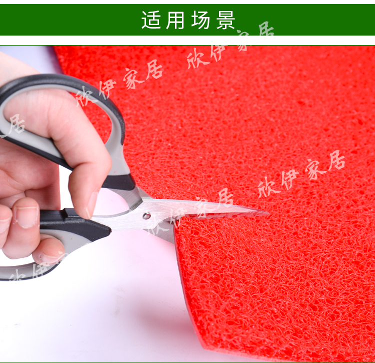 Nhựa PVC dày cửa hộ gia đình dây vòng sàn thảm nhà lối vào thảm thảm hành lang khách sạn thảm thang máy thảm nhựa chống trượt