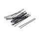 Black U-shaped chuck hair pin shadow real estate hairpin meatball head clip fixed U-shaped clip hair accessories hairpin headdress