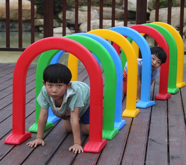 EARLY CHILDHOOD DRILLING RING SENSATION TRAINING TOY OUTDOOR ARCH TYPE GAME DRILLING RING SPORTS COMBINED DRILL CLIMBING DRILL CIRCLE TOYS-TAOBAO
