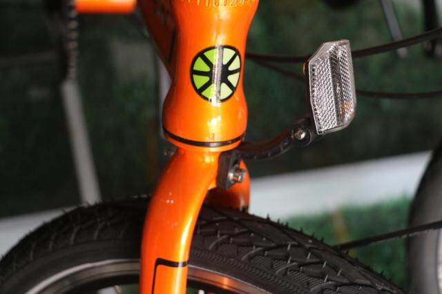 The front fork reflector large folding bicycle sp8 s18 BYA412 safety warning reflector panel