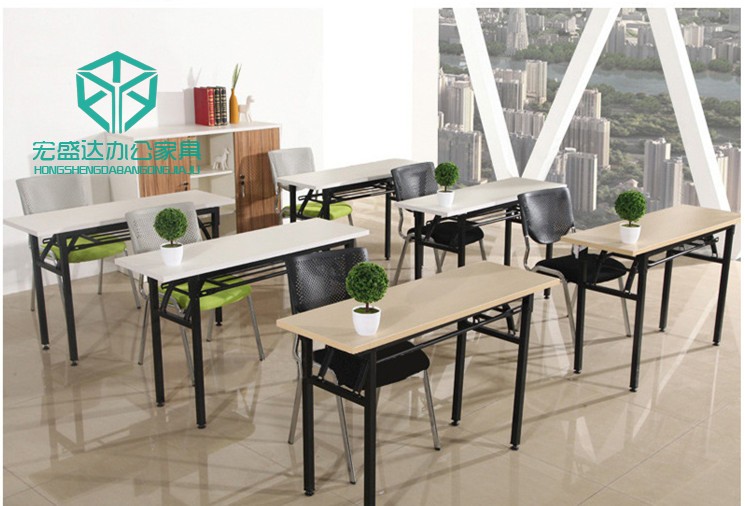 Nam Ninh văn phòng nội thất nhân viên đào tạo bàn gấp bàn kết hợp phòng đàm phán bàn đơn giản bàn họp
