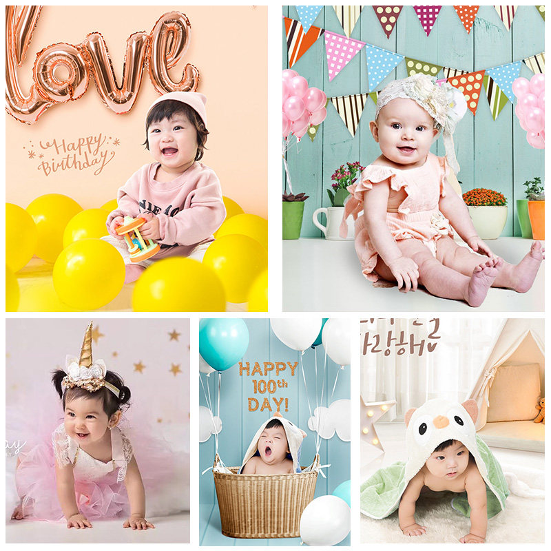 Nick Themed Studio Children's Photography Baby Baby Baby Baby Shoot Photo Background Paper