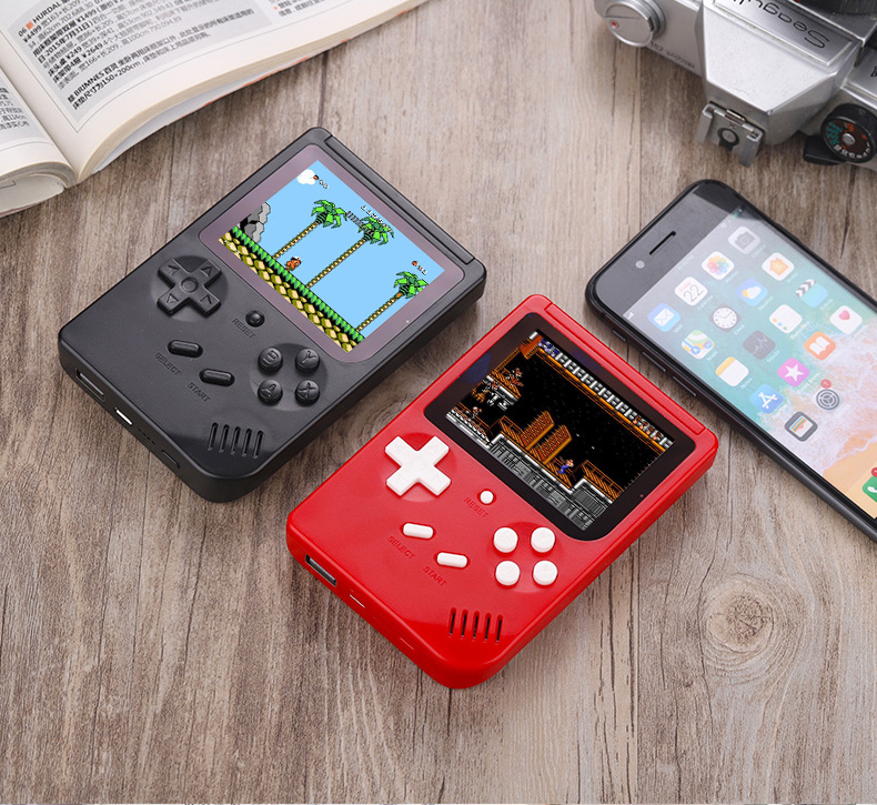 Sạc máy trò chơi kho báu 300 trò chơi Sạc kho báu 4000 mAh cầm tay mini hoài cổ FC cầm tay trò chơi cầm tay - Bảng điều khiển trò chơi di động máy chơi điện tử cầm tay