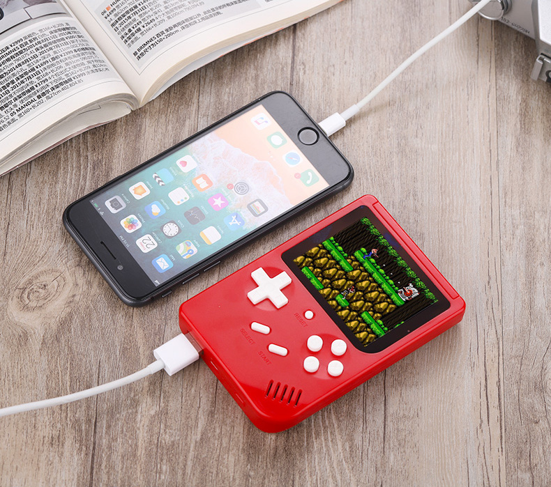Sạc máy trò chơi kho báu 300 trò chơi Sạc kho báu 4000 mAh cầm tay mini hoài cổ FC cầm tay trò chơi cầm tay - Bảng điều khiển trò chơi di động máy chơi điện tử cầm tay