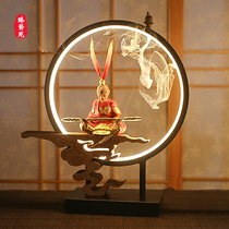 Creative Qi Tian Dazheng Monkey King Fighting Buddha Office Desktop Entrance Town House Zen Decoration Lantern Circle Ornaments