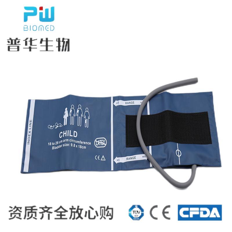适用于 宝莱特科曼迈瑞 监护仪 TPU 单管 儿童 袖带18-26CM