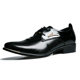 Pointed leather shoes for men, genuine leather, Korean style formal wear, 6cm height increase in spring and autumn, breathable youth black business leather shoes for men