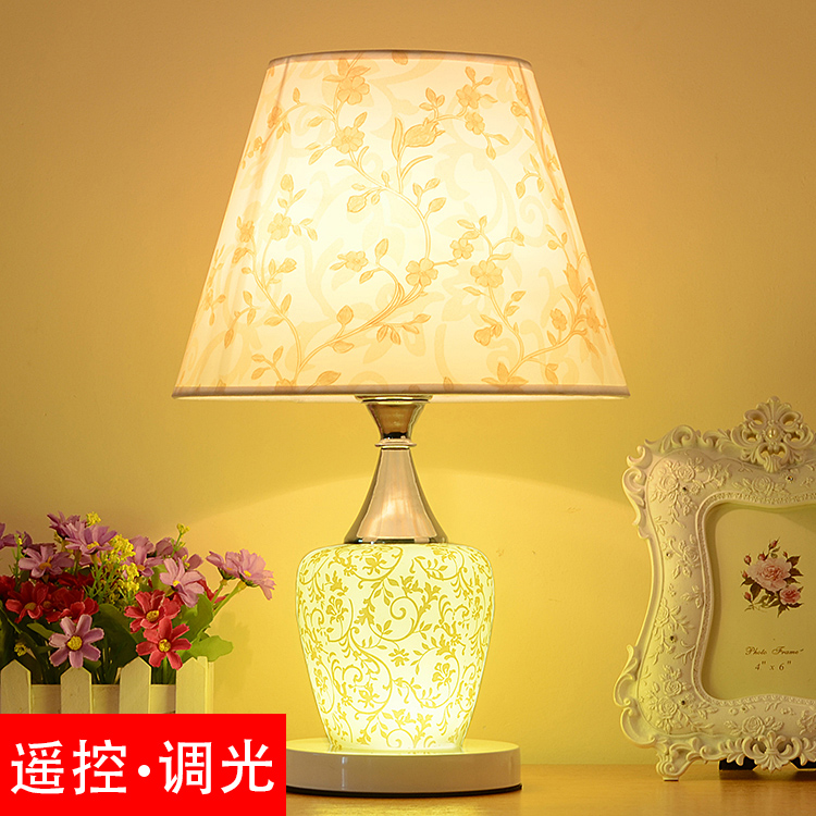 Usd 26 71 European Style Modern Minimalist Remote Control Bedroom European Style Modern Minimalist Remote Control Bedroom Bedside Lamp Decoration Wedding Room Personality Creative