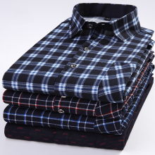 夏季薄款衬衣休闲宽松中老年爸爸装