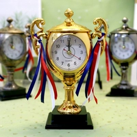 Top Trophy Targe Clock (золотой)
