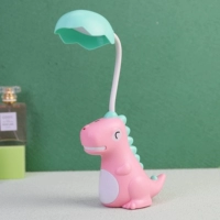 Настольная лампа Тираннозавр Рекс (розовая)