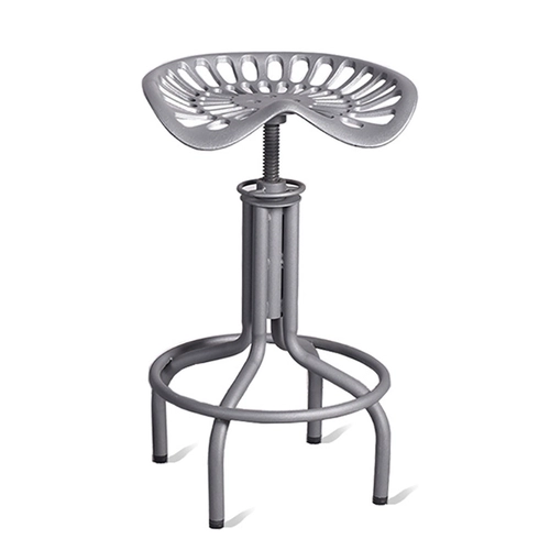 Стул бара промышленного стиля может быть поднят на столовых стульях ретро -бары стул B & B Cafe Creative Cast Iron Chair Grey Grey