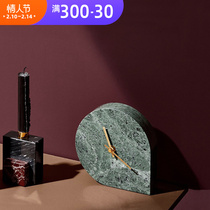 Caragle imports Danish AYTM Nordic minimalist light extravagant Stilla marble clock Decorative Seat Clock