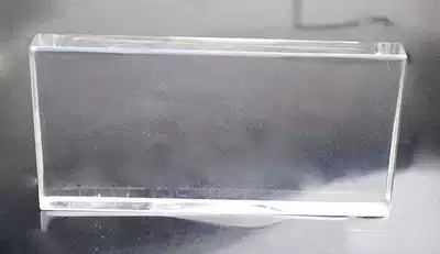 Transparent fine ground rectangular glass crystal brick cosmetic room partition wall porch factory set up direct creative brick