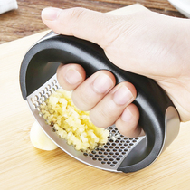 Arc manual kitchen garlic press stainless steel garlic mashing machine Household ginger garlic mash machine garlic crusher