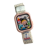 Подходит для Apple Watch Watch S10, тканый нейлоновый чехол с рисунком из мультфильма, чехол для iwatch 7/8 поколения, ремешок s9, комплект
