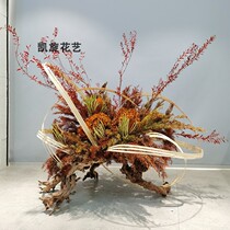 Large Yongsheng Flower finished products New Chinese Southeast Asian Sales House High-end Creative Architecture Floral Pendulum Pieces