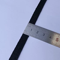 Черный 1 см шириной характерный рисунок хлопковой ремешок 5 метров в длину составляет 5 метров